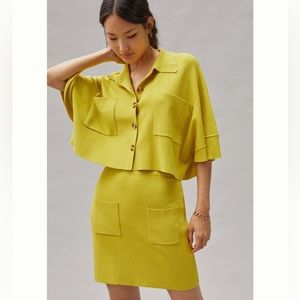 Anthropologie Knit Two Piece Skirt Set NWT